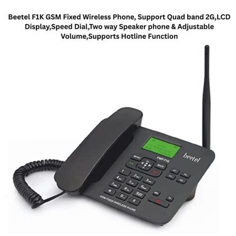 Fixed Wireless Phones - Beetel F1K GSM FIXED WIRELESS PHONE Corded ...