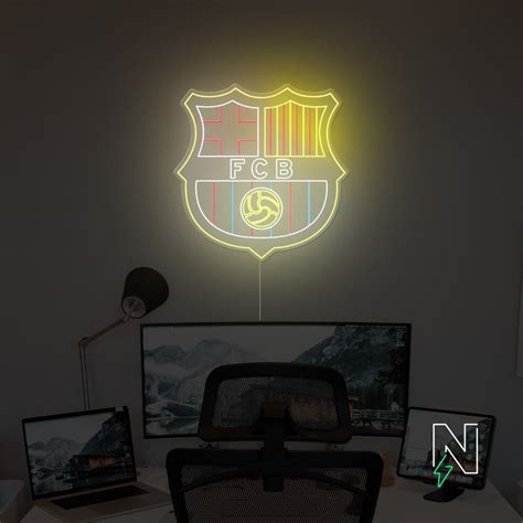 Buy FCB Football Neon Sign Online at the Best Price | Neon Attack