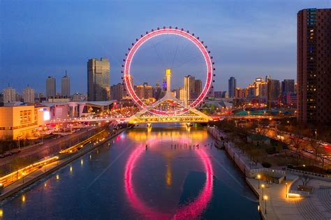 天津城市夜景高清图片下载-正版图片501219366-摄图网