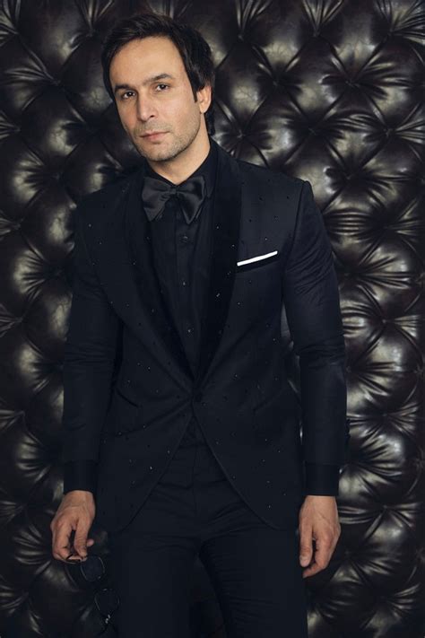 Black scatter embroidered velvet shawl collar suit – Linebyshamimkhan