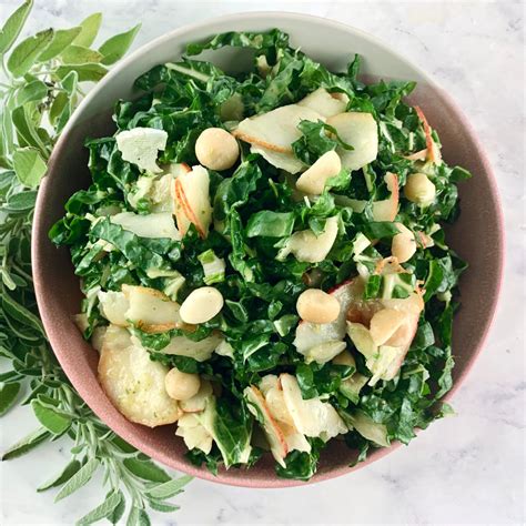 Swiss Chard Salad with Pears and Manchego