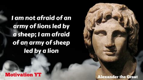 Alexander The Great Quotes Lion Sheep