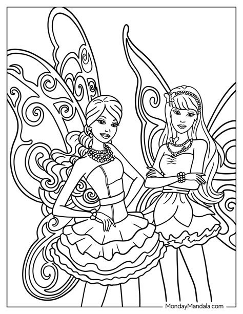 34 Fairy Coloring Pages (Free PDF Printables)