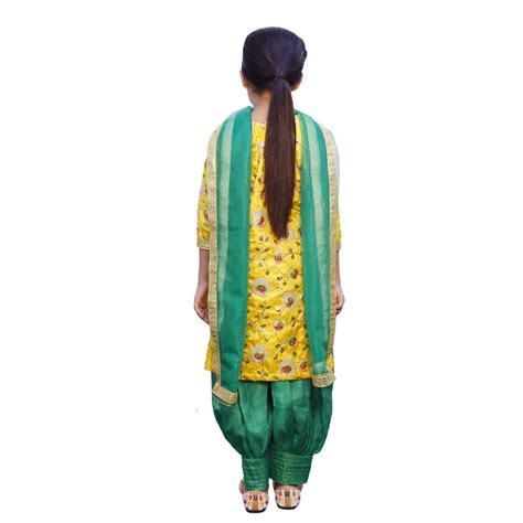 Punjabi Dress for Girls Traditional Folk Dance Costume for Kids ...