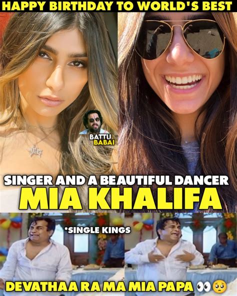 battubabai | Happy birthday😅 . . . #miakalifa #birthday | Instagram