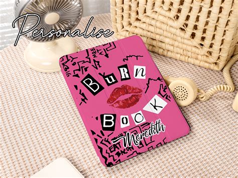 Burn Book iPad Case With Pencil Holder for iPad 10/9/8, 10.21112.9 ...