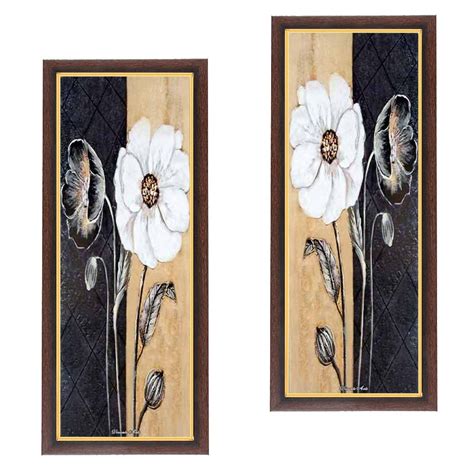 Wens Beauty Think Remember MDF Wall Art (28 cm x 13.5 cm x 1 cm, Set of ...