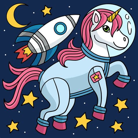 Unicorn In Space