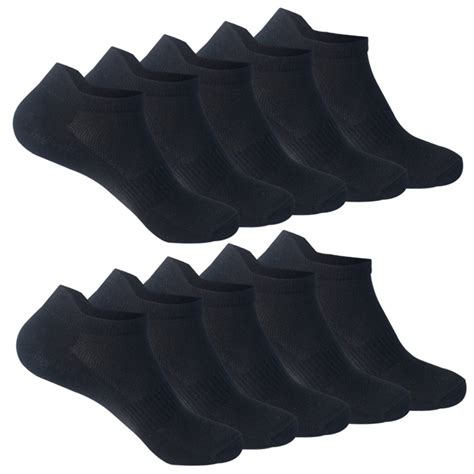 Charmgo Womens Socks 10 Pair Summer Sports Casual Solid Color ...