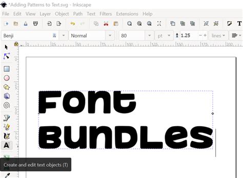 Inkscape Text 的图像结果