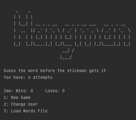 program hangman in python 的图像结果