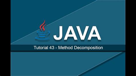 Method Decomposition Java Definition 的图像结果