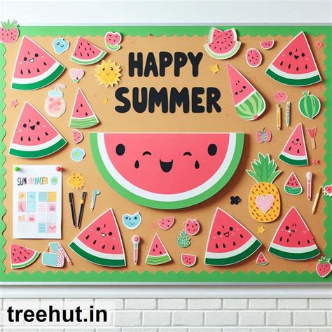 Watermelon Bulletin Board Ideas for Summer, School Bulletin Board Ideas