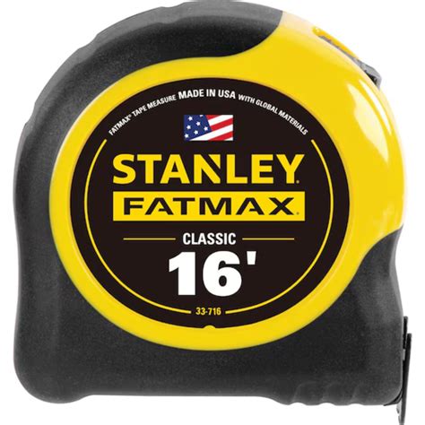 Stanley 33-716 FATMAX 1-1/4"x 16' Tape Measure - BC Fasteners & Tools