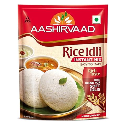 Aashirvaad Instant Mix Rice Idli, 200g Pack, 50 Rice Idlis in 3 Steps ...