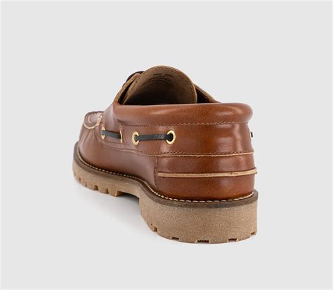 Barbour Deck Boat Shoes Tan - Men's Casual Shoes