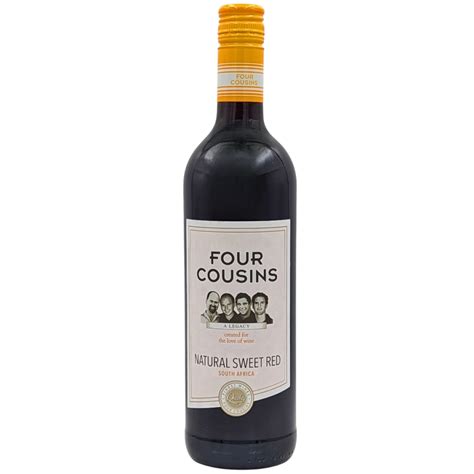 Four Cousins Natural Sweet Red - South African Wines