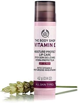 The Body Shop Vitamin E Lip Care Spf 15, 4.2 G Transparent : Amazon.in ...