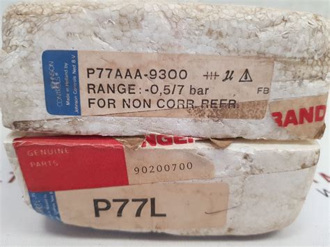 Johnson Controls P77Aaa-9300 Pressure Switch P77L 380V 16A 0,5/7 Bar ...