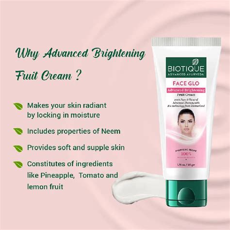 Biotique Face Glo Advance Brightening Fruit Cream