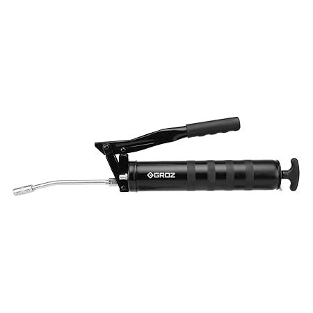 GROZ Lever Grease Gun 500gms | 1 Year Warranty | 6" Steel Outlet ...