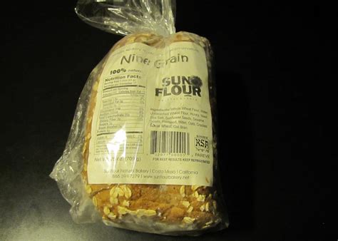 Smells Like Food in Here: SunFlour Nine Grain Bread