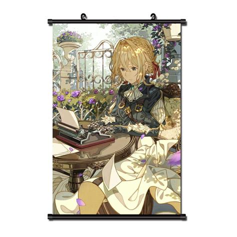 Buy Mxdza Japanese Anime Cattleya Baudelaire Violet Evergarden Fabric ...