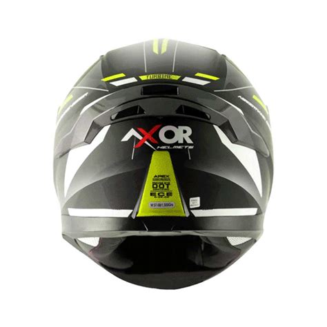 Axor Apex Turbine D/V Gloss Helmet (Black Neon Grey) – AH Helmets