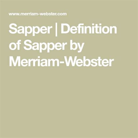 Image result for Sapper Definition