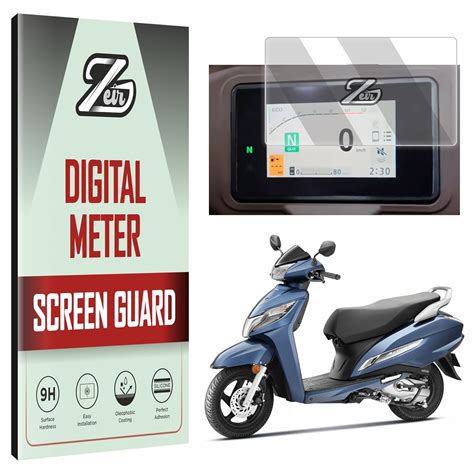 ZEIR Glossy Full Screen Protector For 2025 NEW HONDA ACTIVA 125 Digital ...