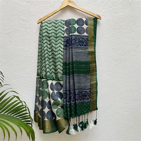 Shop Ethnic Elegance: Traditional Handblock Printed Cotton Viscose ...