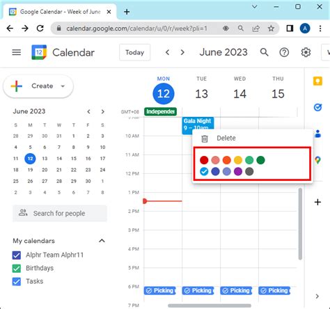 Image result for Color Coding Tasks in Google Calendar