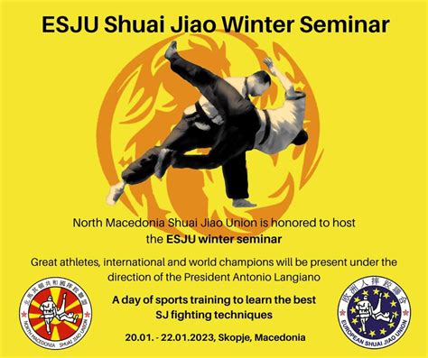20.-22. Januar 2023: European Shuai Jiao Winter Seminar - shuaijiao.de