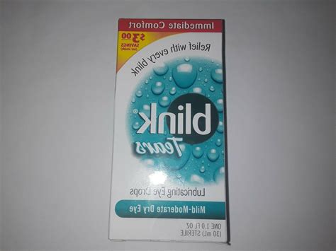 BLINK TEARS Lubricating Eye Drops 30 mL each,