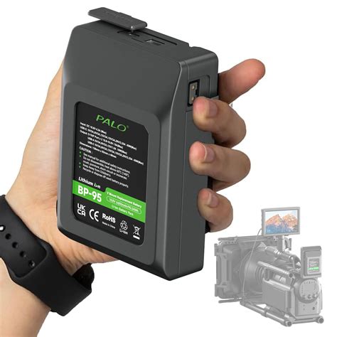 Amazon.com: V Mount Battery 95Wh 14.4V 6600mAh Rechargeable Battery Fasting Charging for ...