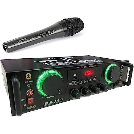 Tech-lobby Deltron New '8' Transister Stereo Amplifier with Bluetooth ...