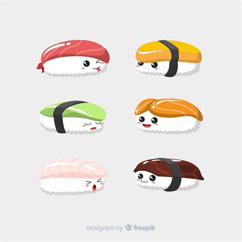 Tuna salmon fish sushi Vectors - Download Free High-Quality Vectors ...