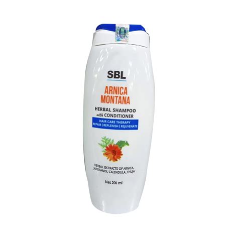 SBL ARNICA MONTANA HERBAL SHAMPOO WITH CONDITIONER 200ML PACK OF 3 ...