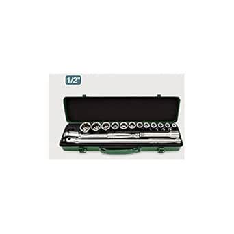 Toptul GCAD1509 Dr. 12PT Flank Socket Set (Mirror), 1/2" : Amazon.in ...
