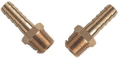 sl sales Brass 8mm 1/4 BSP Male And Air Hose Pipe fiting brass ...