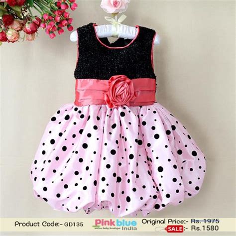 Elegant Infant Girl Dress in White With Butterfly Pattern and Belt