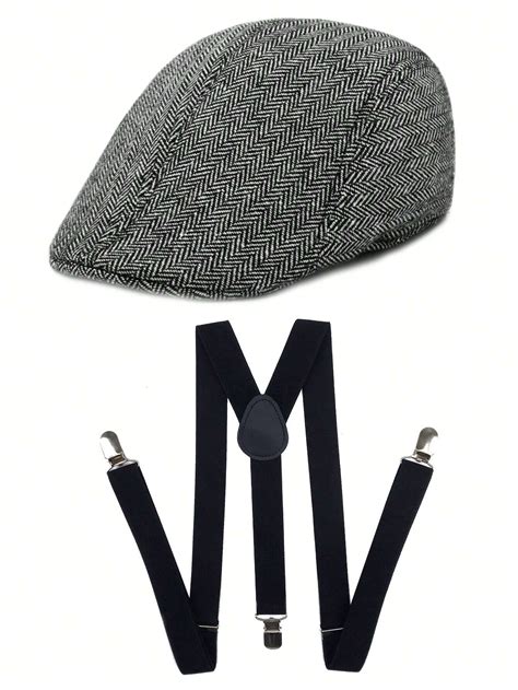 D EXCEED 2 Pcs 1920s Men Gatsby Gangster Costume Accessories Manhattan ...