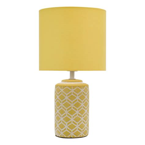 Small Yellow Table Lamp: Bright Cozy Charm