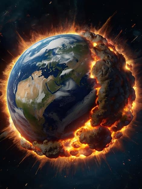 Image result for Realistic Earth Exploding