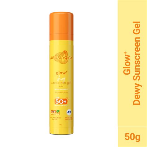 Dewy Sunscreen with Waterproof Glow Formula 50g - Aqualogica
