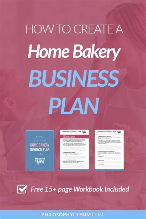 Home Bakery Business Plan Template 的图像结果