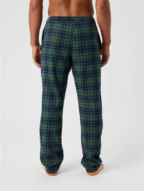 Core Flannel Pyjama Pants - Herr - Forest Tartan 7 | Björn Borg