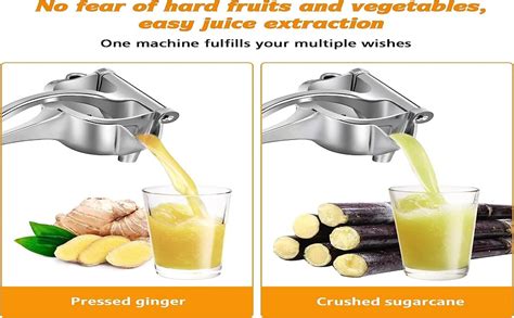 Buy MBKOH Aluminum Hand Press Juicer Manual Citrus & Fruit Juicer for ...
