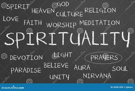 Spirituality word cloud stock illustration. Illustration of energy ...