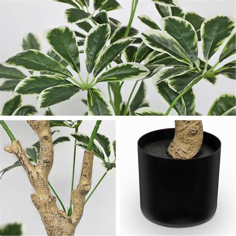DILATATA 3.2FT Fake Umbrella Schefflera Tree Plant Indoor India | Ubuy